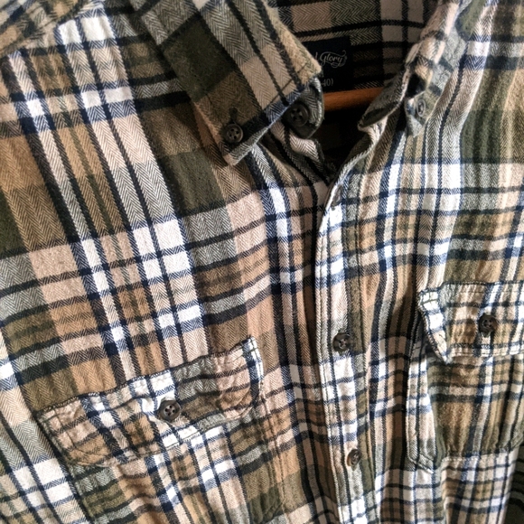 Faded Glory - hand cropped flannel - Picture 3 of 7